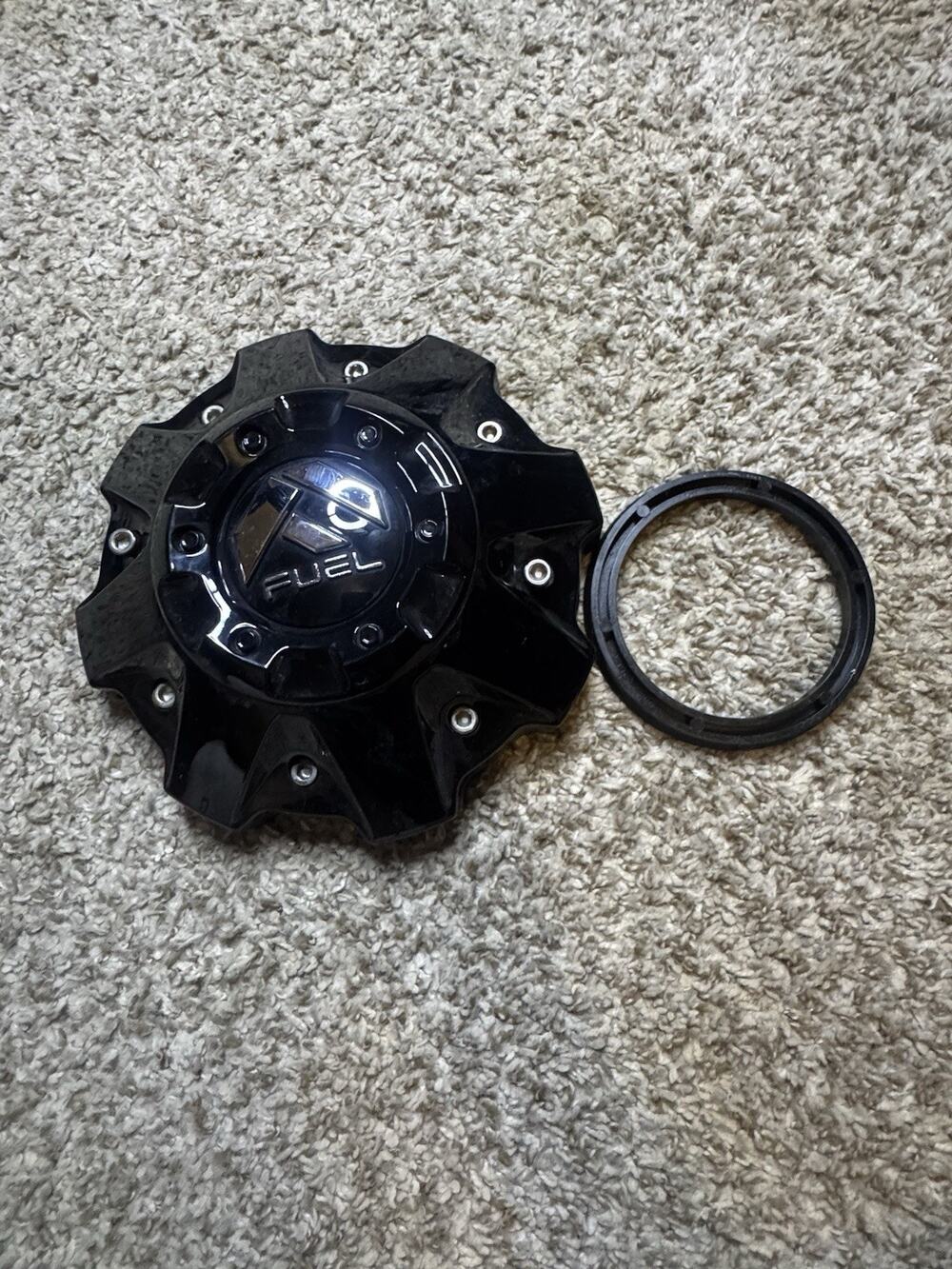 Fuel Off Road 1001-63B-11 Gloss Black Wheel Center Cap w/ Retainer Ring OEM